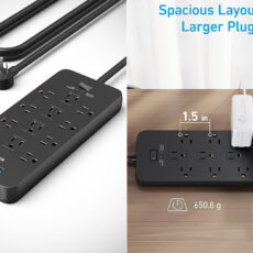 Anker 15-in-1 Surge Protector Power Strip 12 Outlets