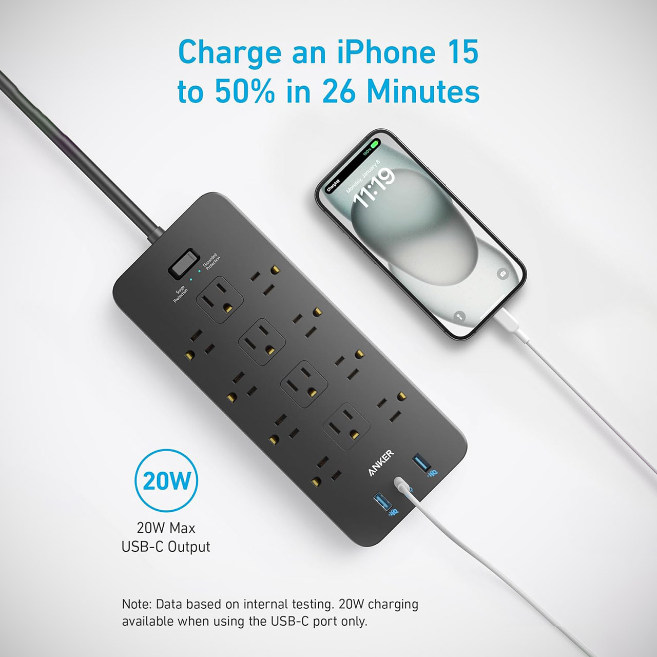 Anker 15-in-1 Surge Portector Power Strip