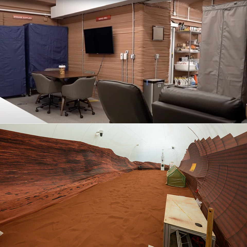 NASA Second CHAPEA Mission Astronauts Crew Simulated Mars Habitat
