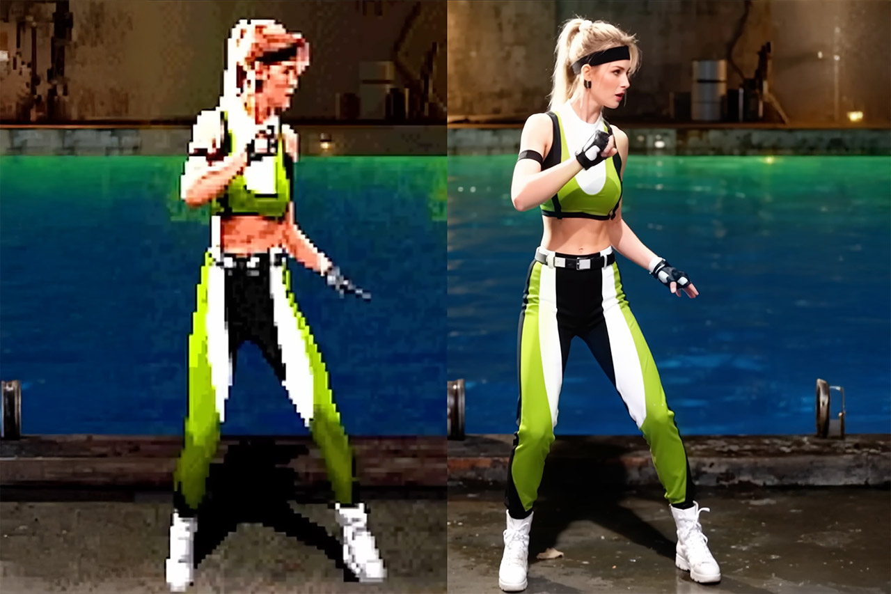 Mortal Kombat Characters AI Remaster Upscale