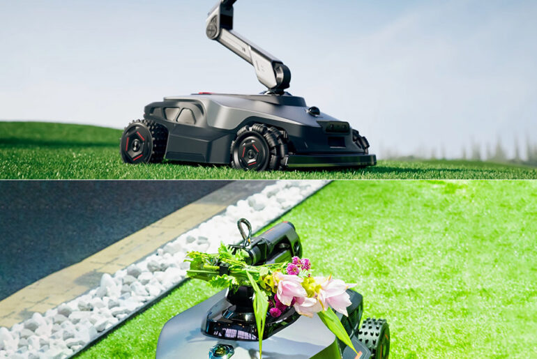 NexLawn Master X Vision Lawn Mower Robot Arm