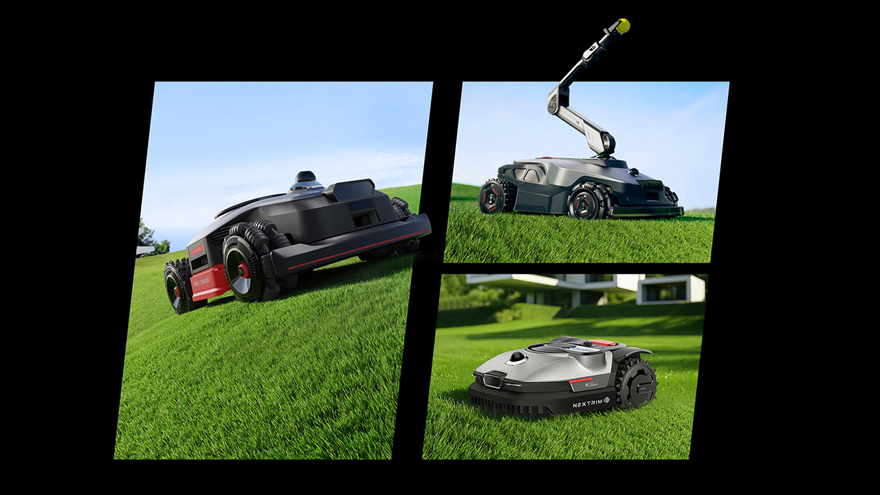 NexLawn Master X Vision Lawn Mower Robot Arm