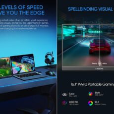 ARZOPA 16.1" 144Hz Portable Gaming Monitor Z1FC