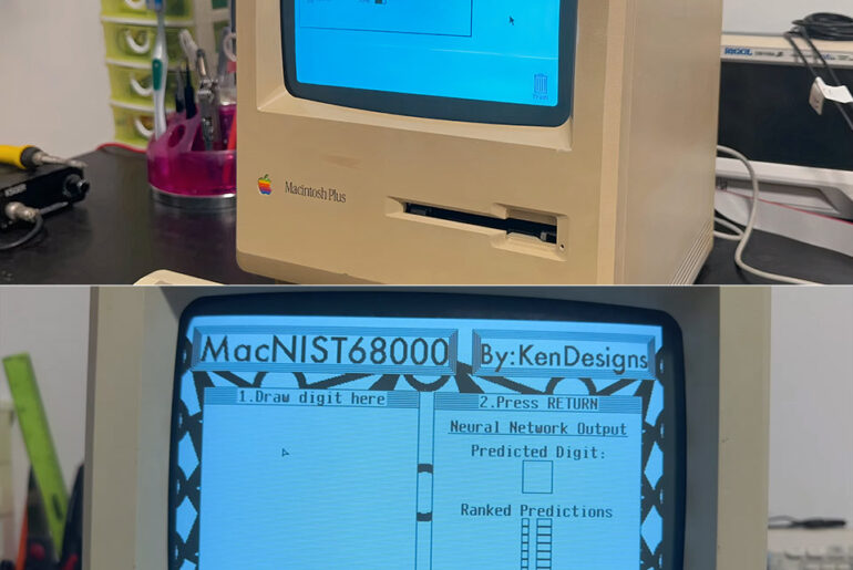 Neural Network AI 1984 Mac