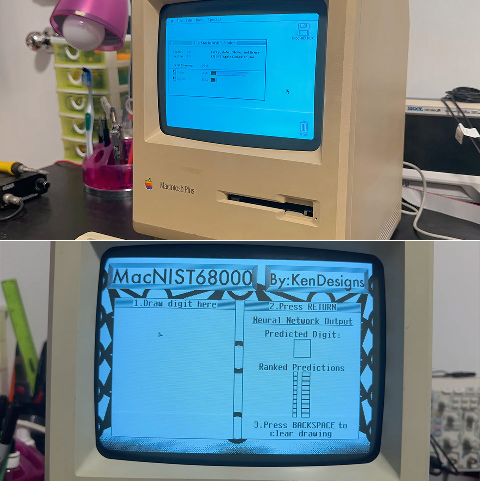 Neural Network AI 1984 Mac