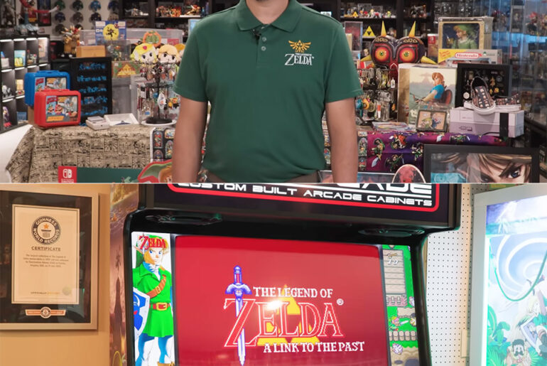 Constantine Adams Largest Zelda Collection Guinness World Record