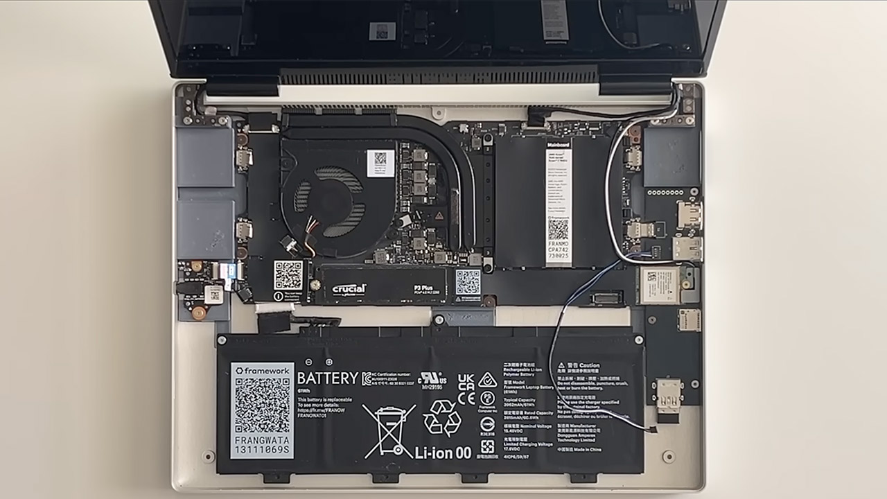 Custom Framework 13 Laptop Mechanical