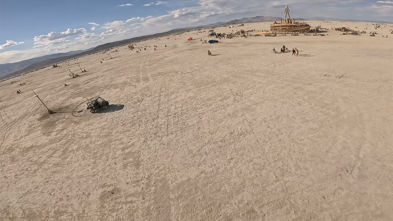 Johannes Grasser Wingsuit Burning Man Flight