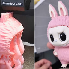 3D-Printed Labubu Monster Doll