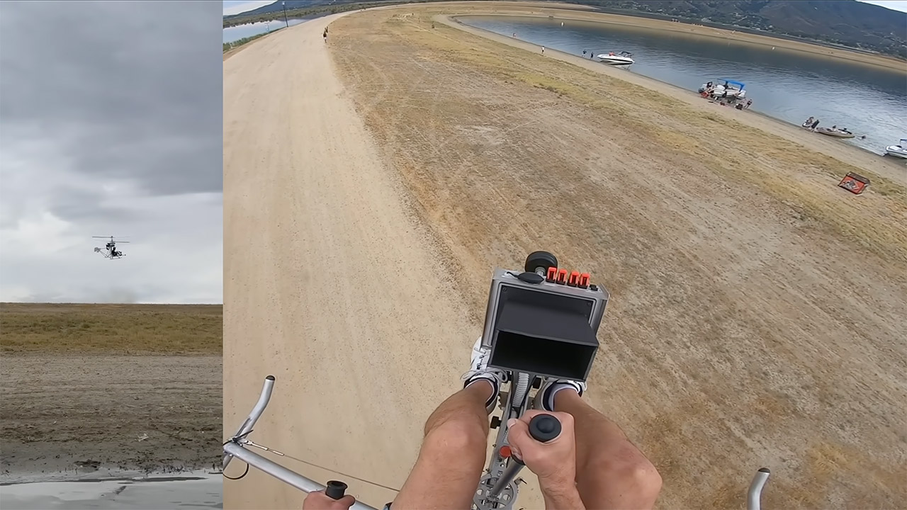 Mirocopter SCH-2A Coaxial Copter Test Flight