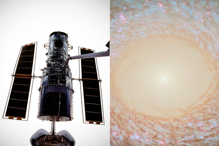 Hubble NGC 2775 Hybrid Galaxy