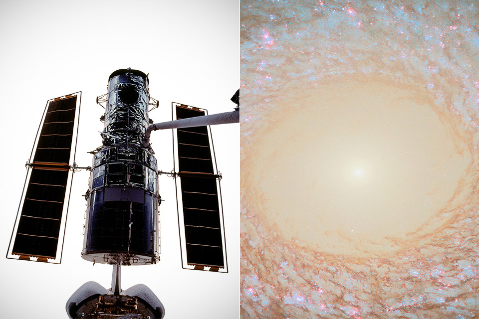 Hubble NGC 2775 Hybrid Galaxy