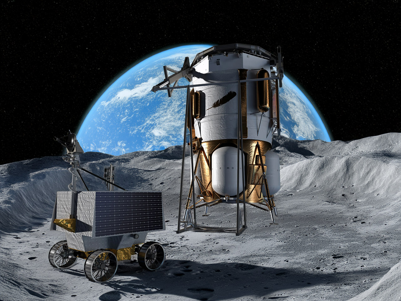 NASA VIPER Mission Moon Blue Origin