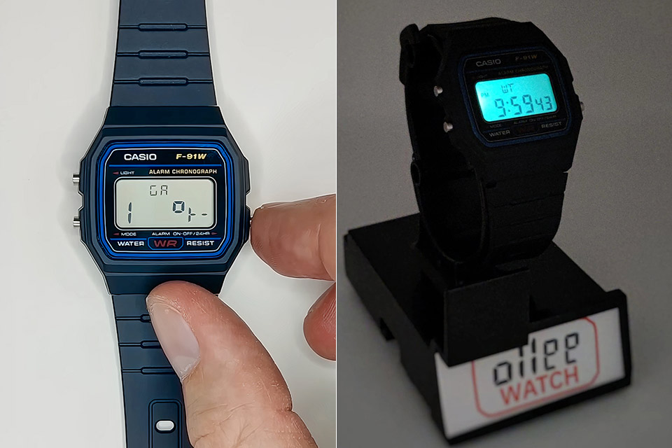 Casio F-91W Smartwatch Mod Ollee Watch