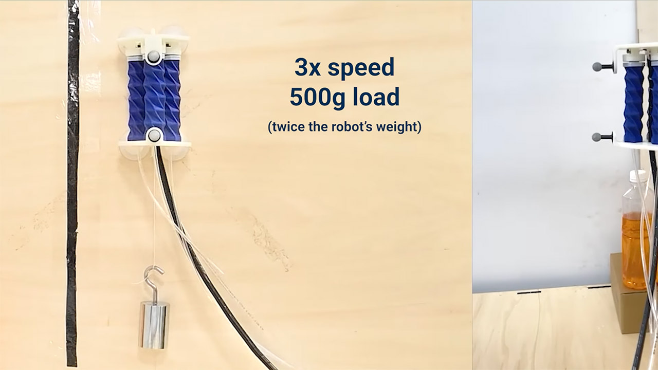 SPARC Origami Soft Robot Climb Walls