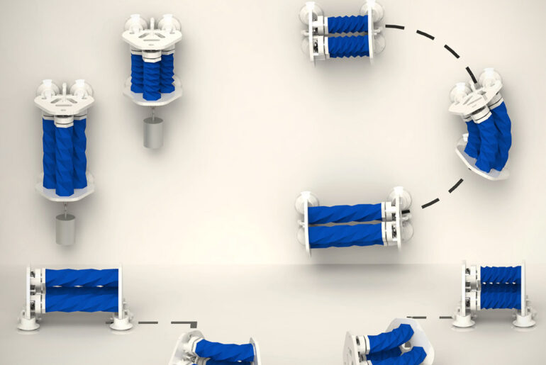 SPARC Origami Soft Robot Climb Walls