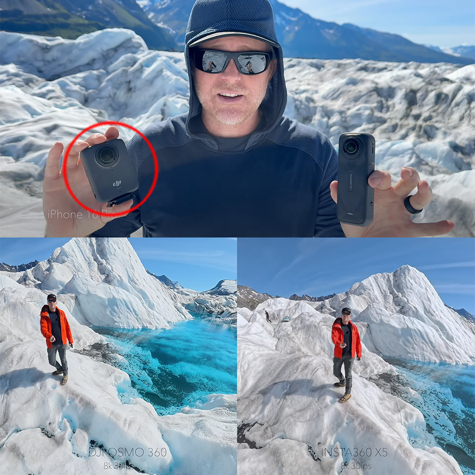 DJI Osmo 360 Camera vs Insta360 X5