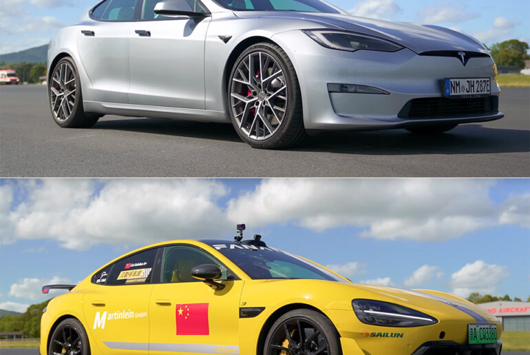 Tesla Model S Plaid vs Xiaomi SU7 Ultra Drag Race