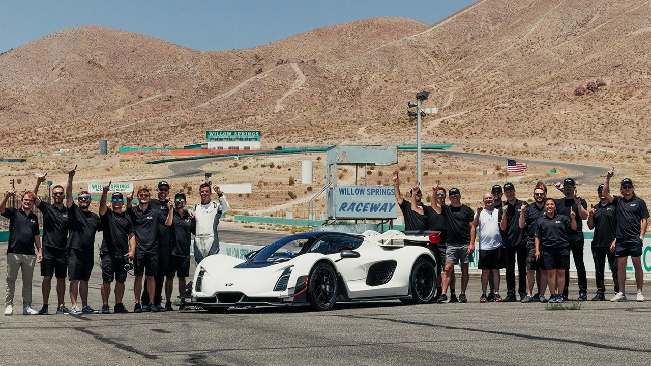 3D-Printed Czinger 21C Supercar Track Records