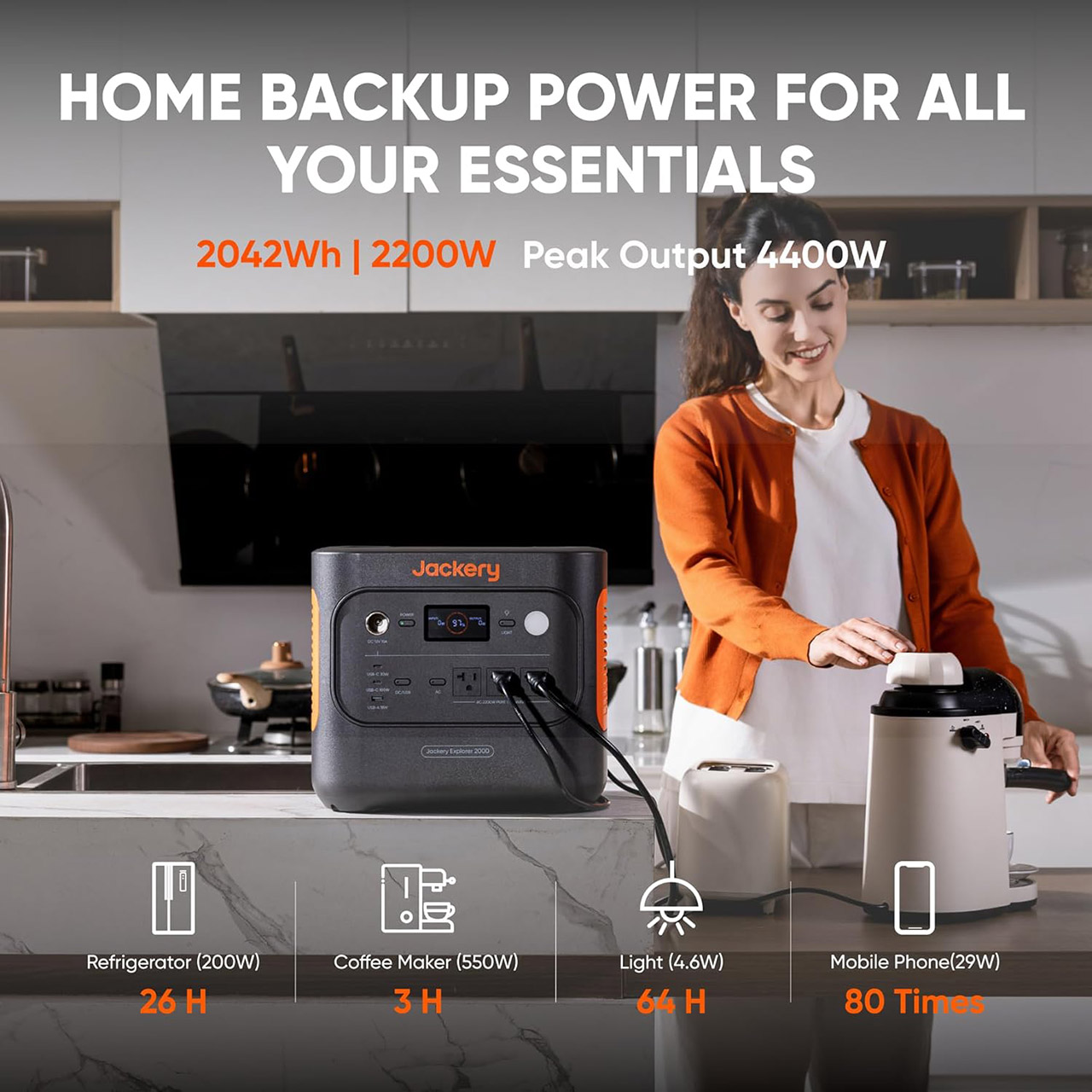 Jackery Explorer 2000 v2 Portable Power Station