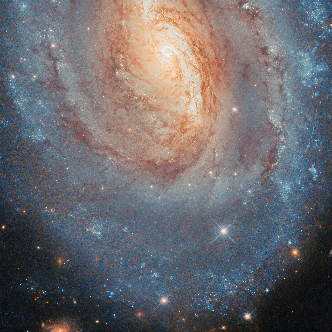 Hubble Space Telescope NGC 6000 Spiral Galaxy Scorpius