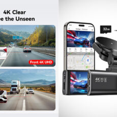 REDTIGER Front Rear 4K Dashcam F7NP