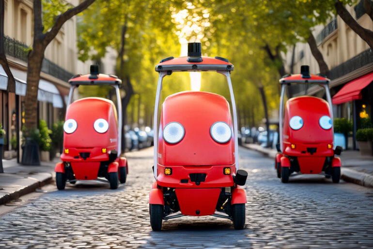 DoorDash Dot Robot Delivery