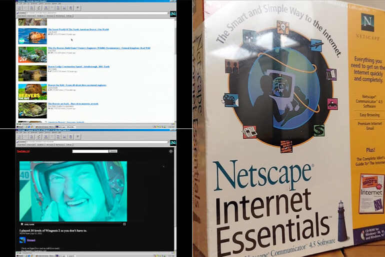 YouTube in 1995 Showcases Quest to Stream the Future on a 30-Year-Old Browser YouTube 1995 Stream Netscape Browser