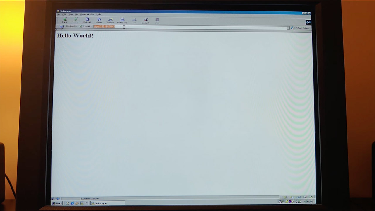YouTube 1995 Stream Netscape Browser