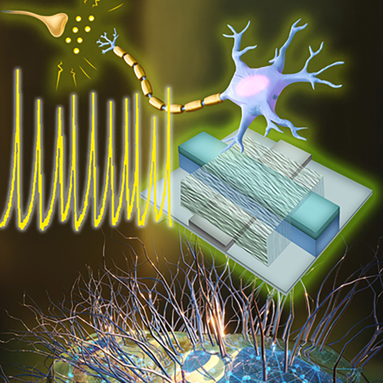 Artificial Neuron Electrical Signal