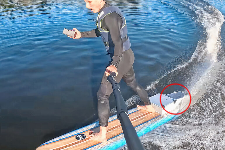 Electric Surfboard Thrust Vectoring Mod