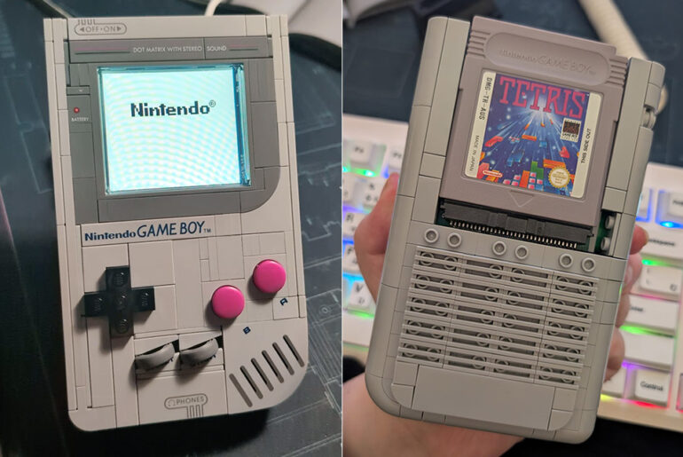 Functional LEGO Game Boy Set Console