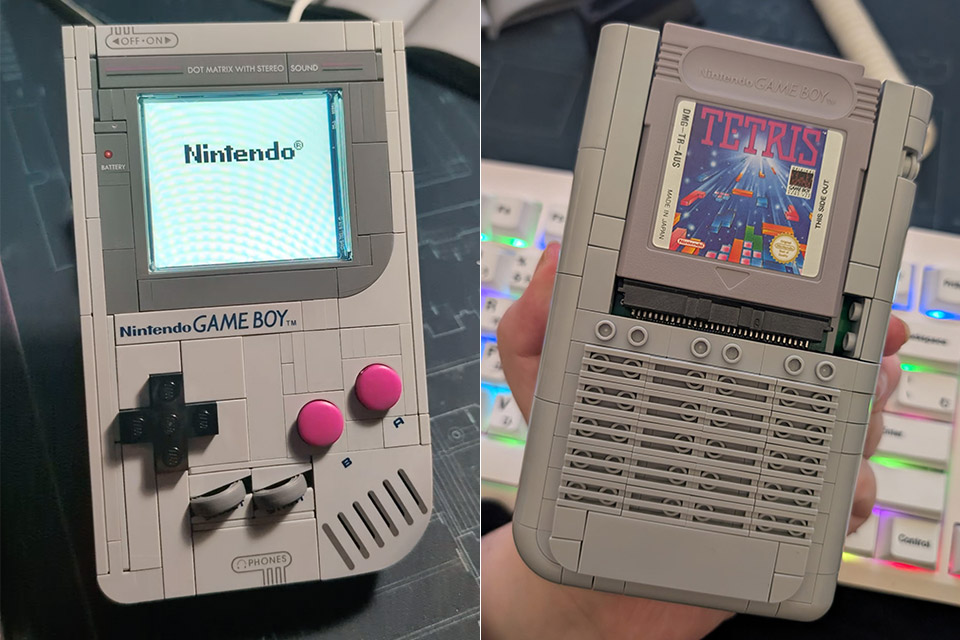 Functional LEGO Game Boy Set Console