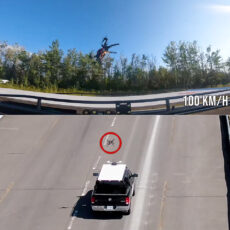 Project Dart Landing Drone Moving Vehicle Speeding