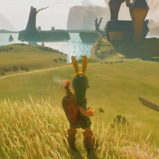 CryZENx Ocarina of Time Remake Unreal Engine 5.7 Lake Hylia Zora Fountain