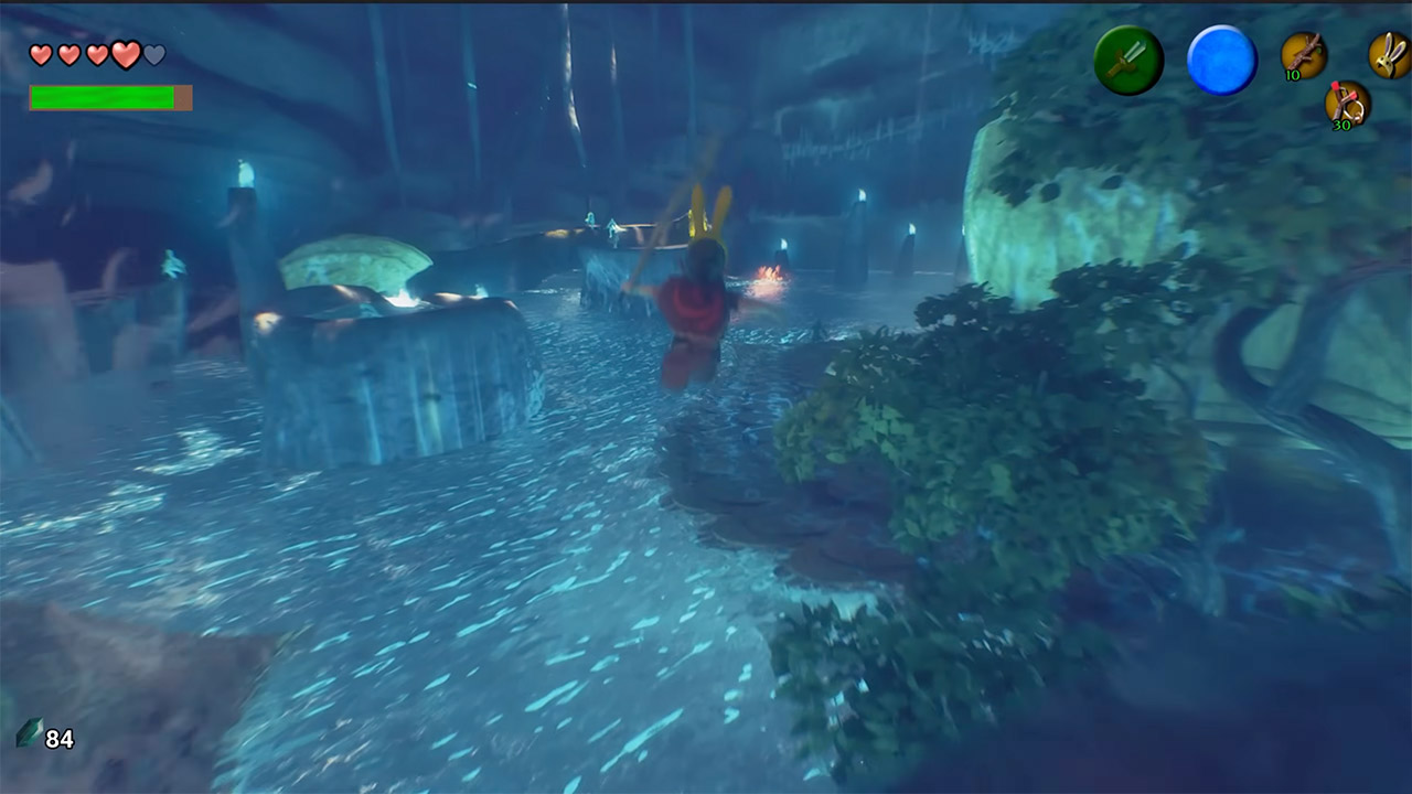CryZENx Ocarina of Time Remake Unreal Engine 5 Lake Hylia Zora Fountain