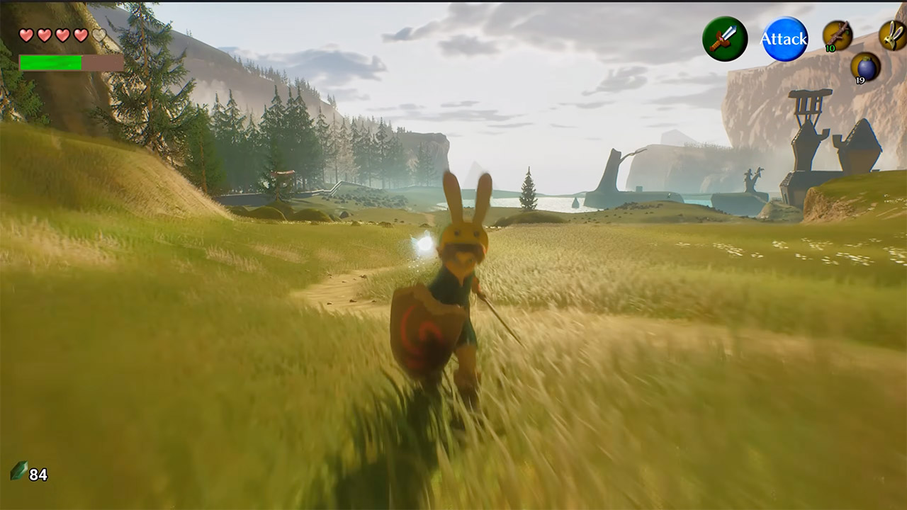 CryZENx Ocarina of Time Remake Unreal Engine 5 Lake Hylia Zora Fountain