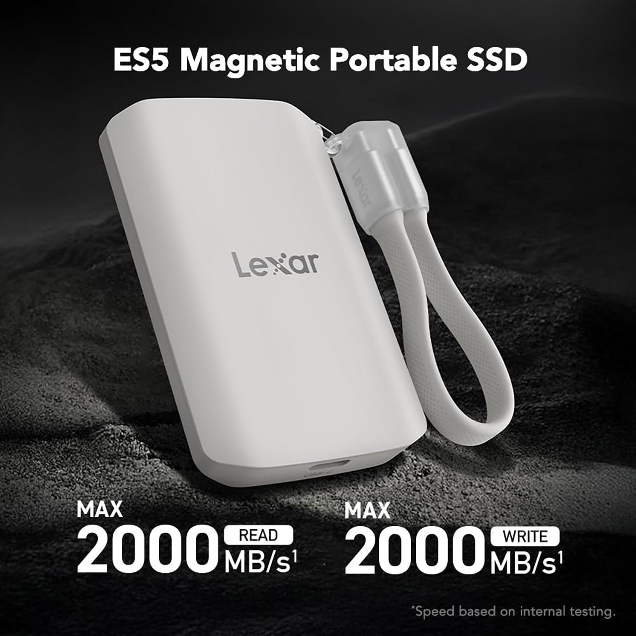 Lexar ES5 Magnetic Portable SSD