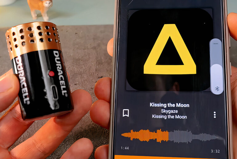 Duracell Battery Bluetooth Speaker Mod