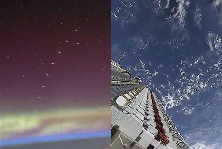 SpaceX Starlink Satellites ISS Astronaut Don Petit