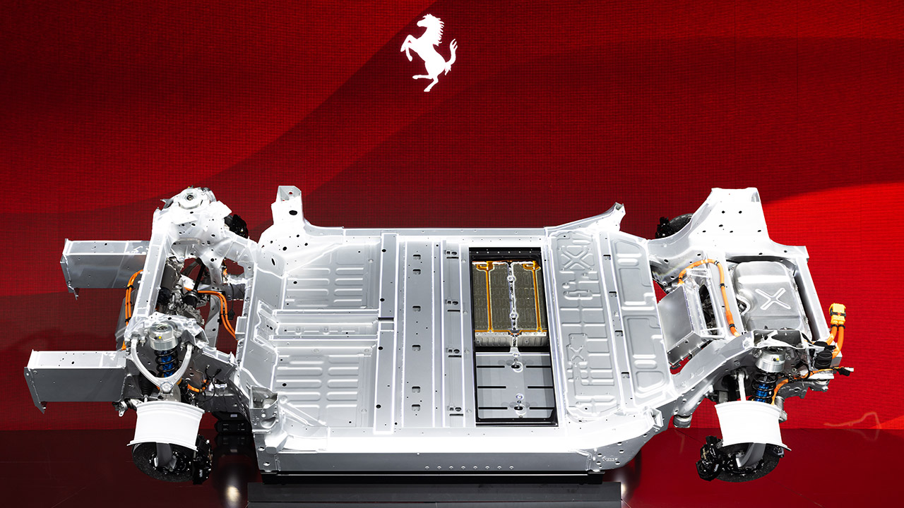 Ferrari Elettrica Powertrain Motor EV