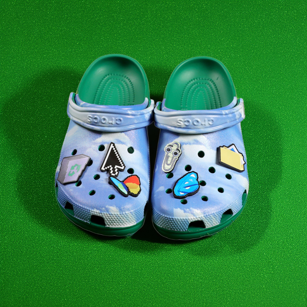 Microsoft Windows XP Crocs Clogs