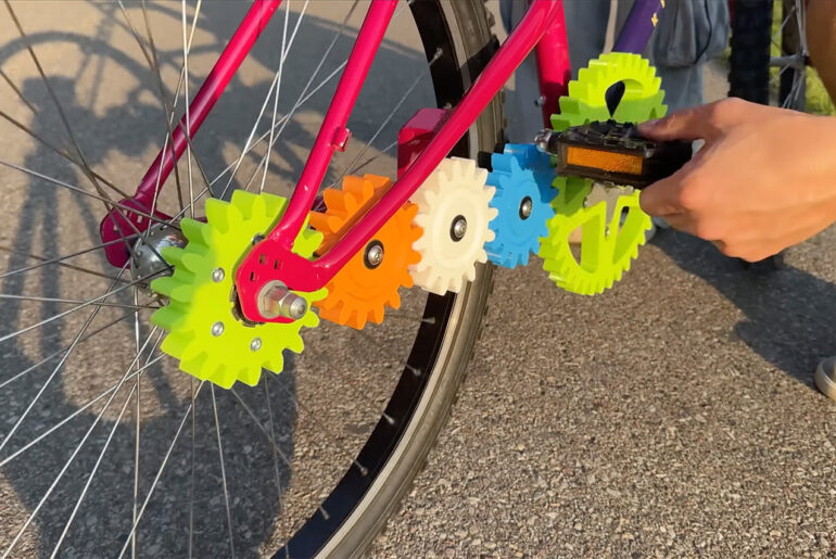 3D-Printed Bike Drivetrain Gears