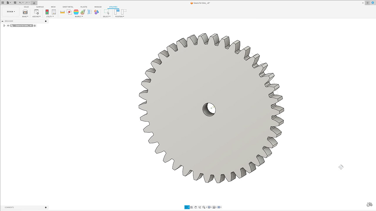 3D-Printed Bike Drivetrain Gears