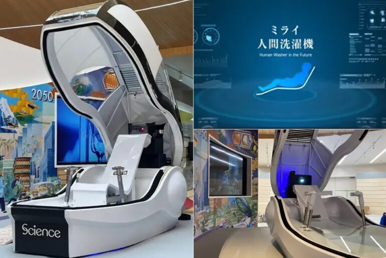 Human Washer Pod Japan