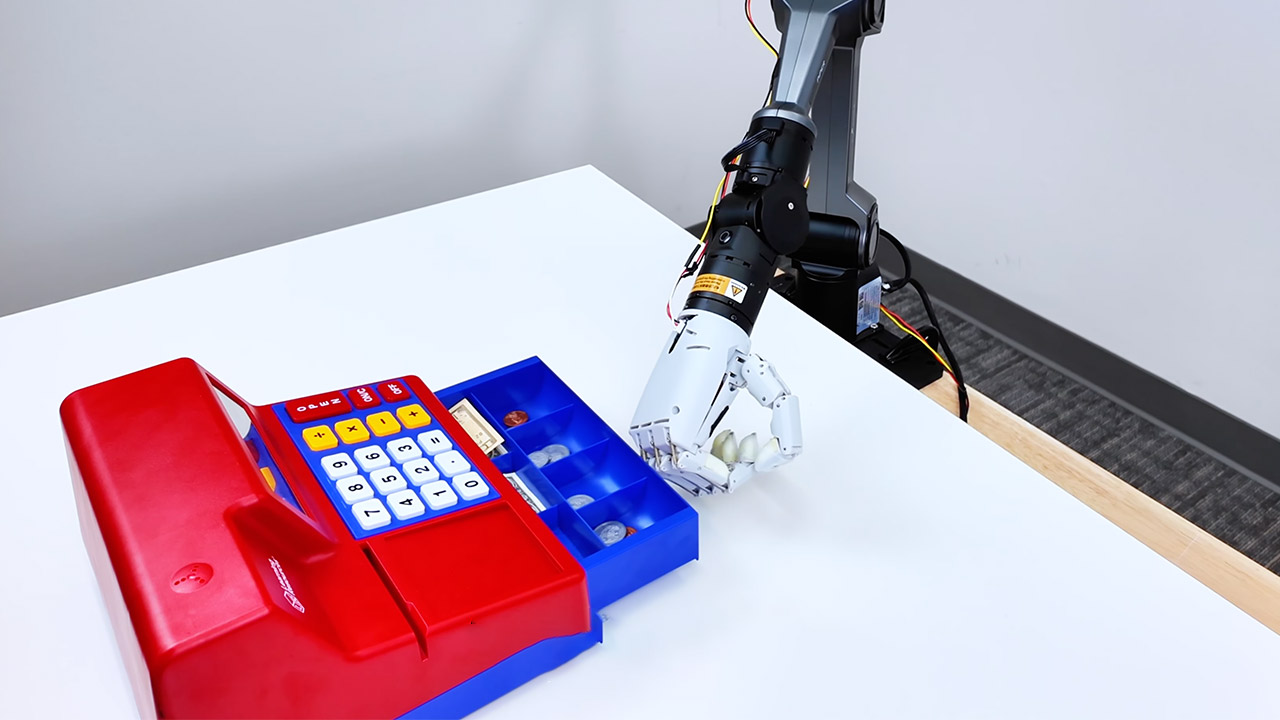 Open-Source Aero Hand Open