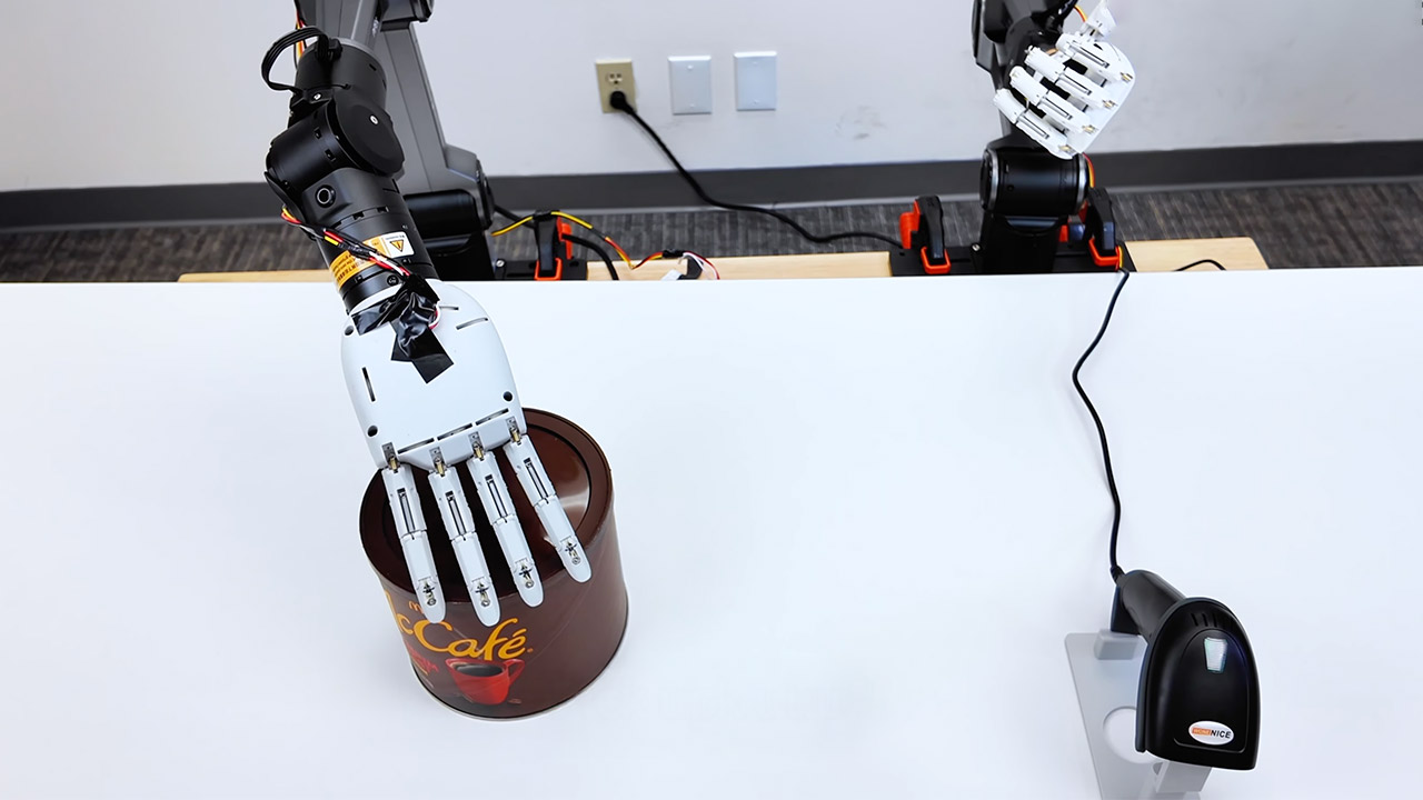 Open-Source Aero Hand Open