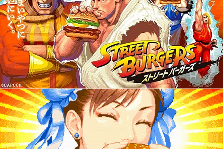 Street Fighter McDonald's Japan Street Burgers