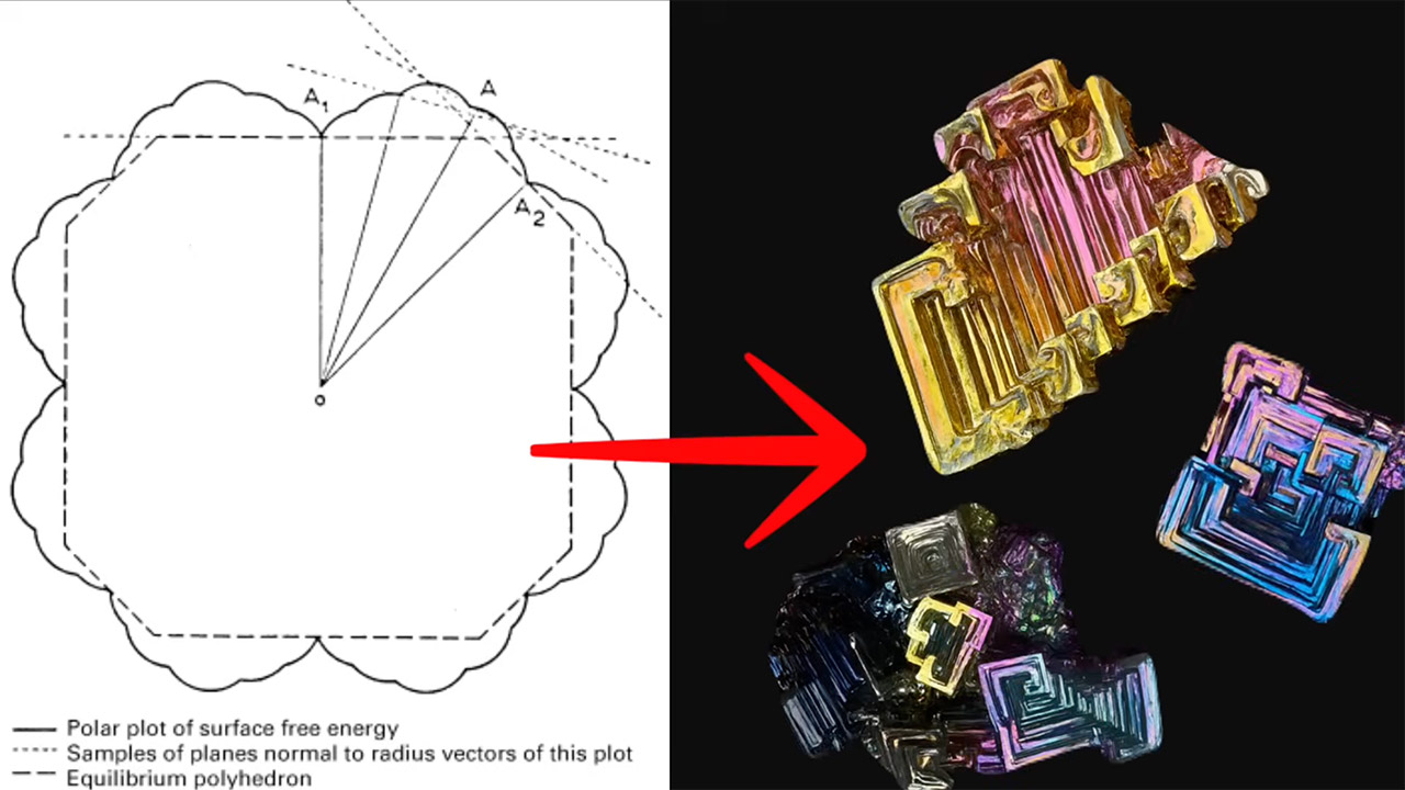 Why Bismuth Crystals Form Naturally