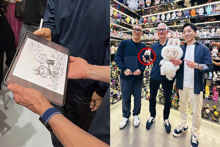 Custom Labubu Doll Apple CEO Tim Cook